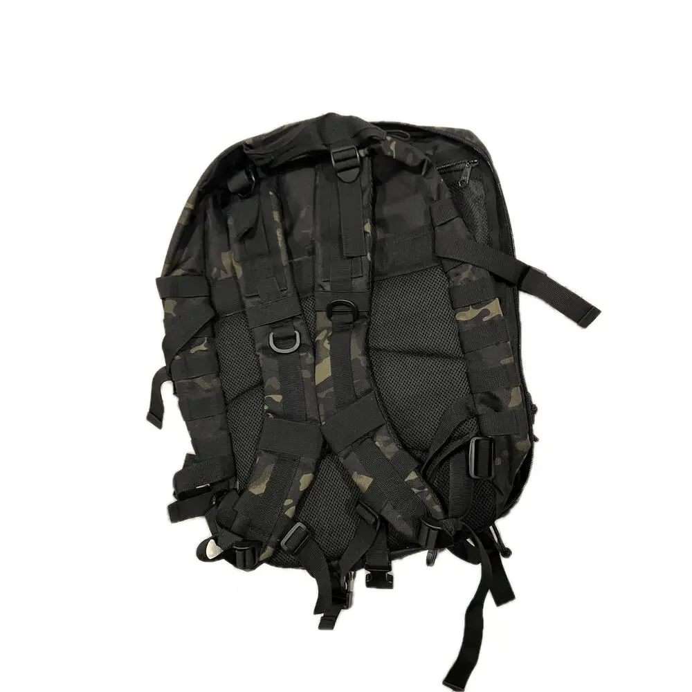 Generic Green Black Camo Tactical Backpack 36L